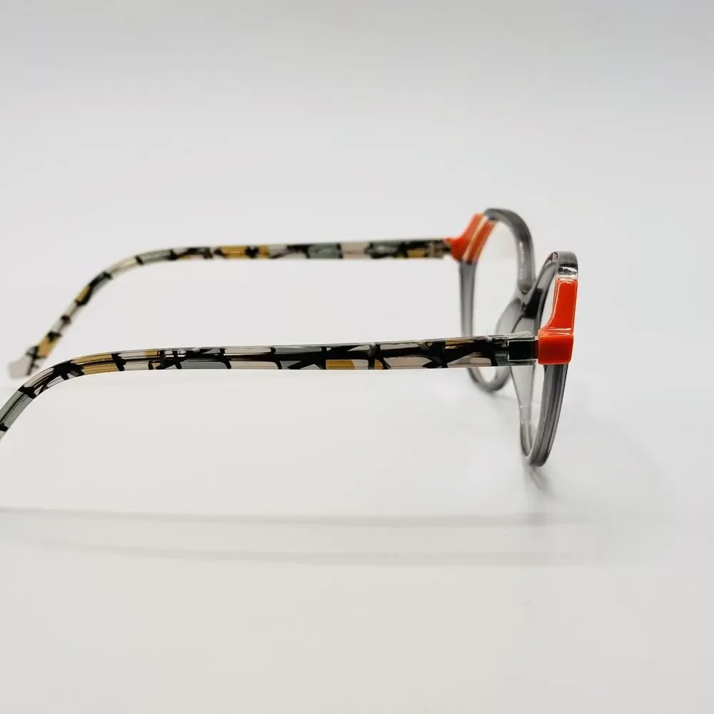 Face a Face Eyeglass Frames MOVES 2 4012 Blue Gray Handmade Frame 52-17-142 NEW